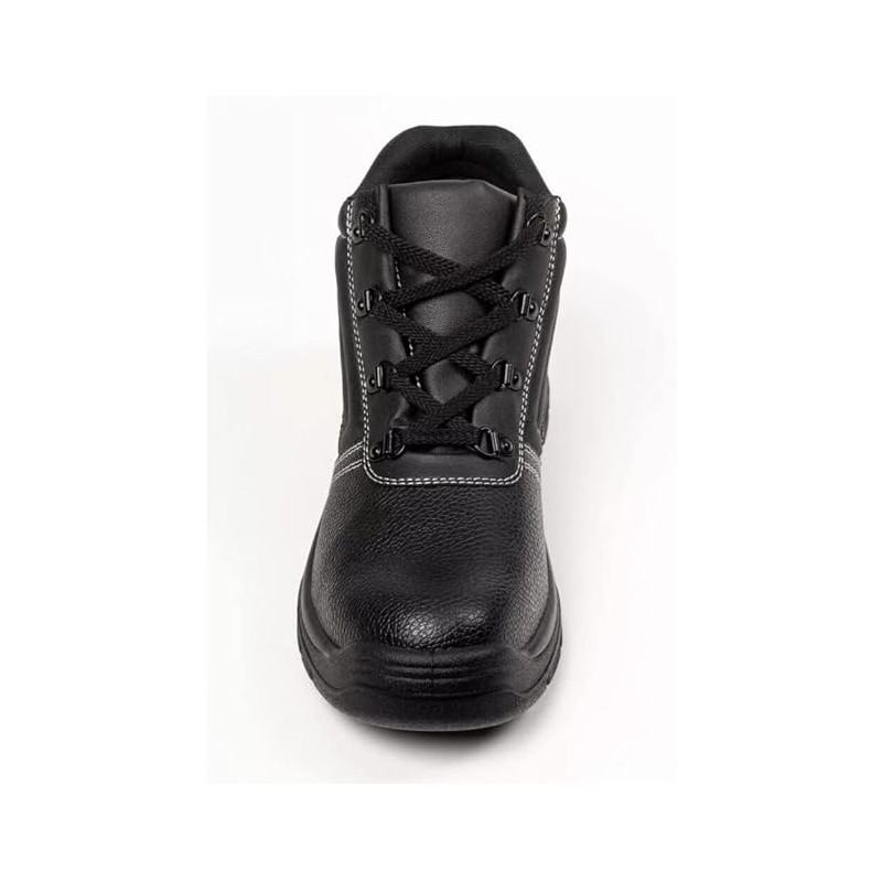 Chaussures de sécurité hautes NACRITE S1P SRC en cuir fleur de vachette noir P46 B0911 T46