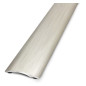 Seuil adhésif 27 mm aluminium anodisé titane brossé 0,9 m pour sol souple DINAC 643221D