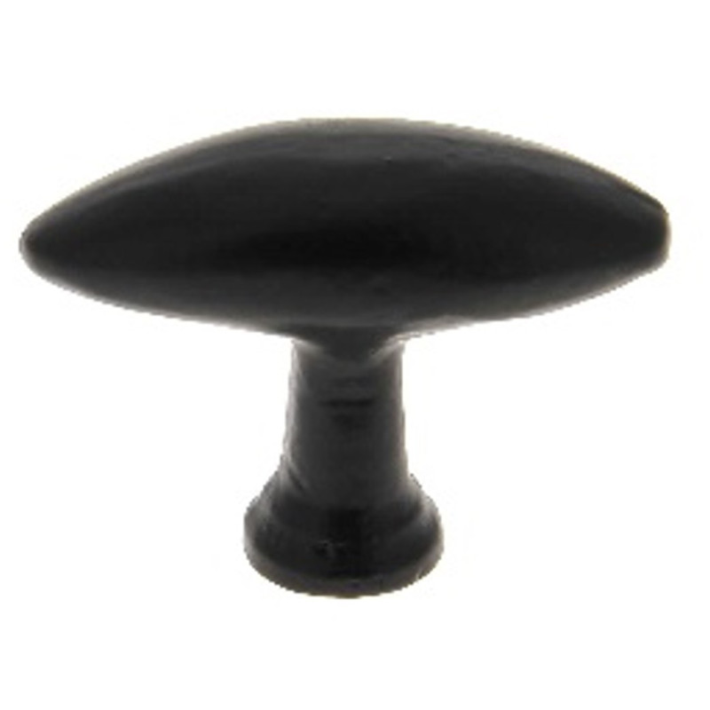 Bouton olive de diamètre 50mm fer finition noir mat CADAP B0589 10S