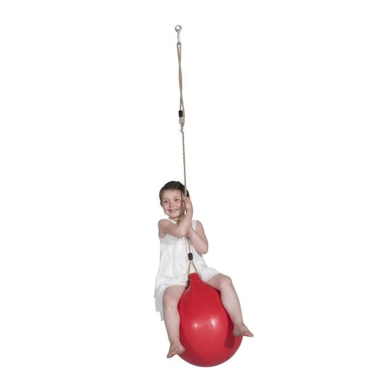 Balançoire ballon - TRIGANO - Swing Ball - Rouge - Pour Enfant - Diametre 40 cm