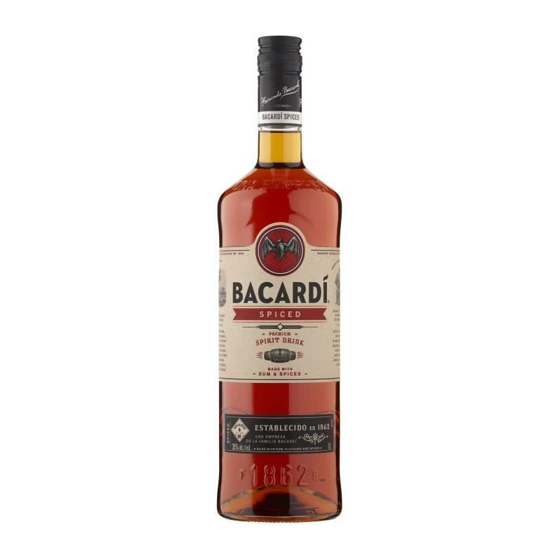 Bacardi Spiced - Rhum ambré - 35,0% Vol. - 70cl