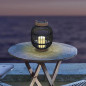 Lanterne solaire décorative - LUMISKY - FIDJY - H30 cm - Poignée en corde effet bougie - LED blanc chaud