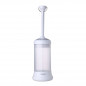 Herzberg HG-5049 Lanterne portable LED de voyage Blanc