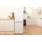 Réfrigérateur combiné 206L Froid Statique INDESIT 55cm A+, INDESNCAA55